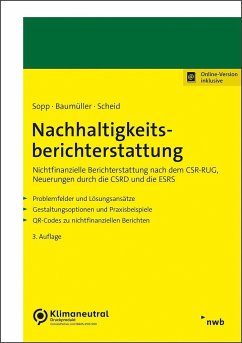 Nachhaltigkeitsberichterstattung - Sopp, Karina;Baumüller, Josef;Scheid, Oliver