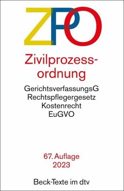 Cover Zivilprozessordnung