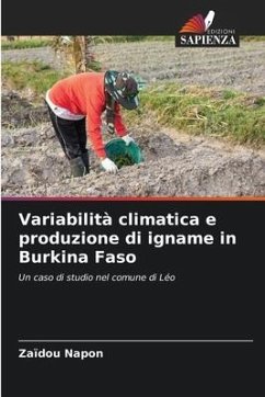 Variabilità climatica e produzione di igname in Burkina Faso - Napon, Zaïdou