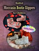 Knitted Moccasin Bootie Slippers for Children