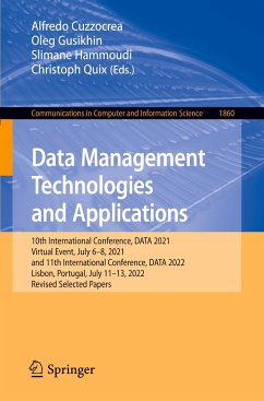 Data Management Technologies and Applications