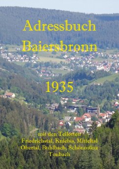 Adressbuch Baiersbronn 1935 - Gaiser, Karl