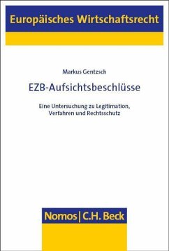 EZB-Aufsichtsbeschlüsse - Gentzsch, Markus