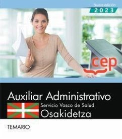 Auxiliar administrativo, Servicio Vasco de Salud-Osakidetza, temario