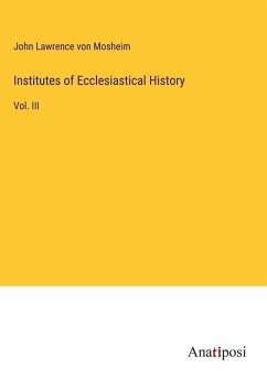 Cover Institutes of Ecclesiastical History