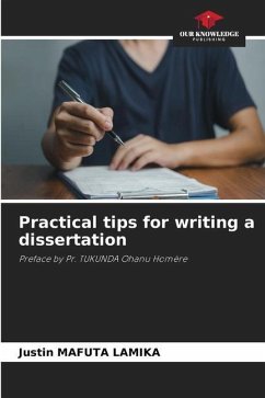 Practical tips for writing a dissertation - Mafuta Lamika, Justin