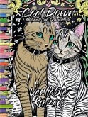 Cool Down   Malbuch für Erwachsene: Verliebte Katzen