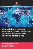 Causalidade entre a abertura comercial intra-africana e a taxa dos direitos aduaneiros