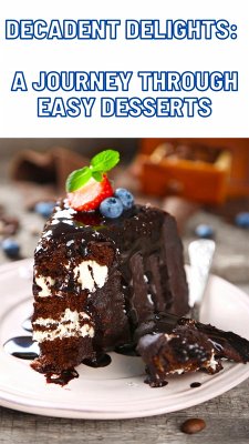 Cover Decadent Delights: A Journey Through Easy Desserts (eBook, ePUB)