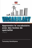 Apprendre le vocabulaire avec des textes de spécialité