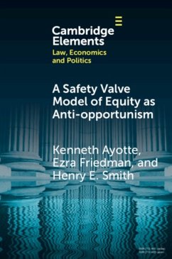 A Safety Valve Model of Equity as Anti-opportunism - Ayotte, Kenneth (University of California, Berkeley School of Law); Friedman, Ezra (Northwestern University Pritzker School of Law); Smith, Henry E. (Harvard Law School, Massachusetts)
