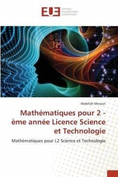 Mathématiques pour 2 -ème année Licence Science et Technologie - Menasri, Abdellah