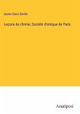 Leçons de chimie; Société chimique de Paris