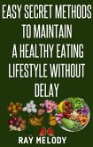 Easy Secret Methods To Maintain A Healthy Eating Lifestyle Without Delay (eBook, ePUB)