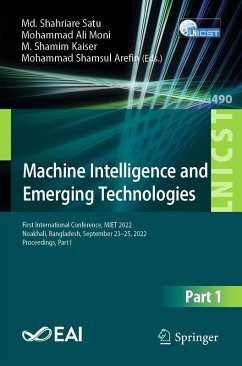 Cover Machine Intelligence and Emerging Technologies (eBook, PDF)