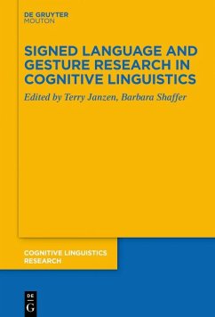 Signed Language and Gesture Research in Cognitive Linguistics (eBook, ePUB)