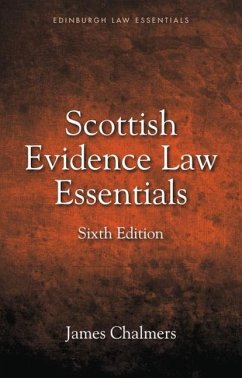Cover Scottish Evidence Law Essentials
