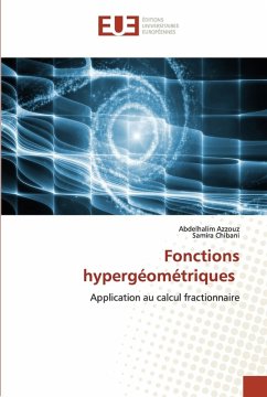 Cover Fonctions hypergéométriques