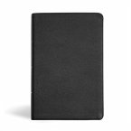 KJV Personal Size Giant Print Bible, Black Genuine Leather, Indexed