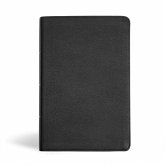 KJV Personal Size Giant Print Bible, Black Genuine Leather, Indexed