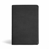 KJV Personal Size Giant Print Bible, Black Genuine Leather