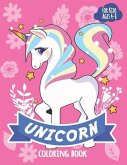 Unicorn Coloring Book: For Kids Ages 4-8: Original Hand-Drawn Unicorns Coloring Activity Book