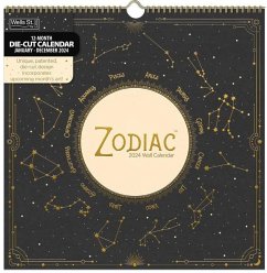 Zodiac 2024 12x12 Die-Cut Spiral Calendar