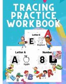 Alphabet A-Z And Number 1-10 Handwriting Practice Workbook For Kids