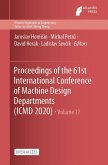 Proceedings of the 61st International Conference of Machine Design Departments (ICMD 2020)