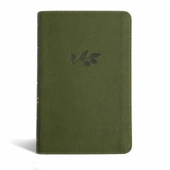 NASB Personal Size Bible, Olive Leathertouch - Holman Bible Publishers