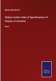 Subject-matter Index of Specifications of Patents of Invention