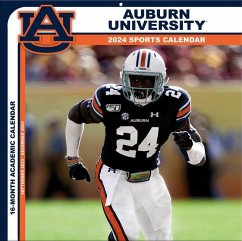 Auburn Tigers 2024 12x12 Team Wall Calendar