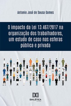Cover O impacto da Lei 13.467/2017 na organização dos trabalhadores, um estudo de caso nas esferas pública e privada (eBook, ePUB)