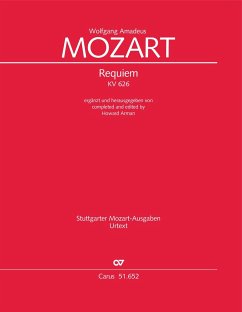 Mozart: Requiem KV 626 (Klavierauszug) - Mozart, Wolfgang Amadeus