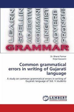 Common grammatical errors in writing of Gujarati language - Parmar, Dr. Bharat;Goswami, Kinjal