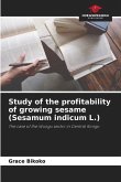 Study of the profitability of growing sesame (Sesamum indicum L.)