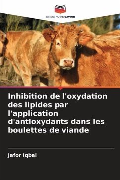 Inhibition de l'oxydation des lipides par l'application d'antioxydants dans les boulettes de viande - Iqbal, Jafor