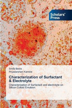 Characterization of Surfactant & Electrolyte - Bedis, Smita;Kamble, Priyadarshani