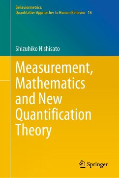 Measurement, Mathematics and New Quantification Theory (eBook, PDF) - Nishisato, Shizuhiko