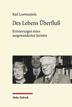 Des Lebens Überfluß - Loewenstein, Karl