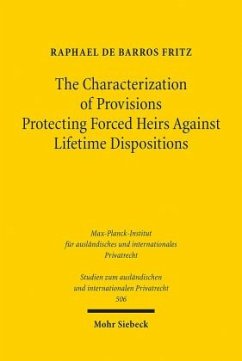 The Characterization of Provisions Protecting Forced Heirs Against Lifetime Dispositions - de Barros Fritz, Raphael