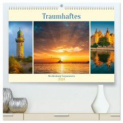 Traumhaftes Mecklenburg-Vorpommern (hochwertiger Premium Wandkalender 2024 DIN A2 quer), Kunstdruck in Hochglanz