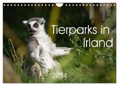 Tierparks in Irland (Wandkalender 2024 DIN A4 quer), CALVENDO Monatskalender