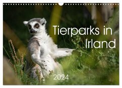Tierparks in Irland (Wandkalender 2024 DIN A3 quer), CALVENDO Monatskalender - Helfferich, Markus