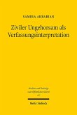 Ziviler Ungehorsam als Verfassungsinterpretation