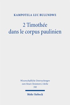 2 Timothée dans le corpus paulinien - Bulundwe, Kampotela Luc