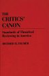 The Critics' Canon (eBook, PDF) - Bild 1
