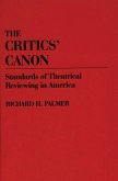 The Critics' Canon (eBook, PDF)