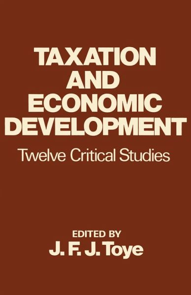 Taxation and Economic Development (eBook, ePUB)