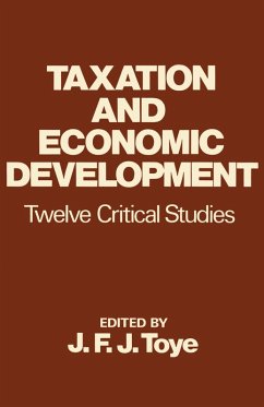 Cover Taxation and Economic Development (eBook, PDF)